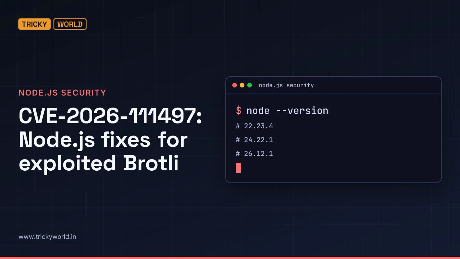 A shield protects a server from malformed compressed data, illustrating Node.js fixes for the exploited Brotli flaw